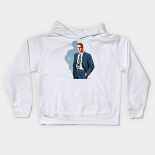 Paul Newman - An illustration by Paul Cemmick Kids Hoodie